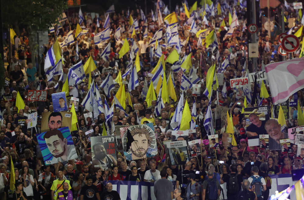 Marš očaja: Hiljade ljudi traži oslobađanje talaca od Netanjahua VIDEO