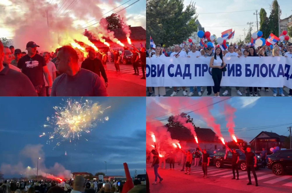 Novi Sad ustao protiv blokada; Pogledajte snimak dronom: Veliki broj građana na ulicama FOTO/VIDEO