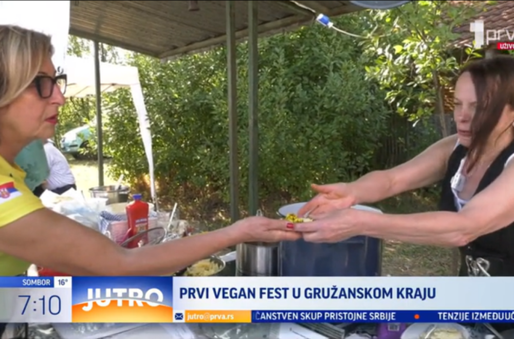 Prvi vegan fest u Gružanskom kraju: Ovako se pravi kajgana bez jaja VIDEO