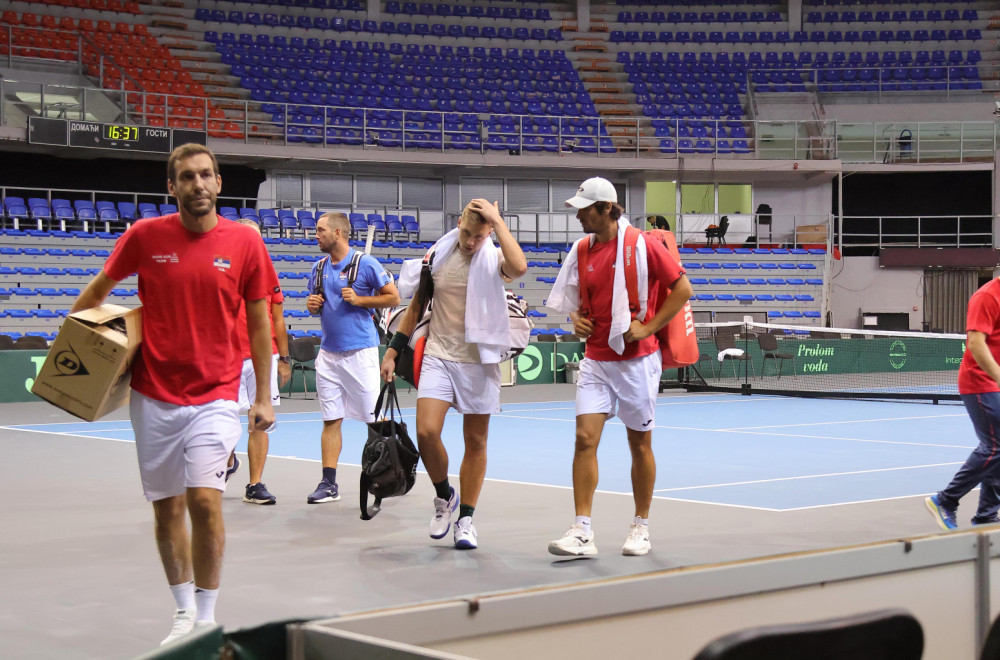 Teniseri Srbije se spremaju u "Čairu" FOTO