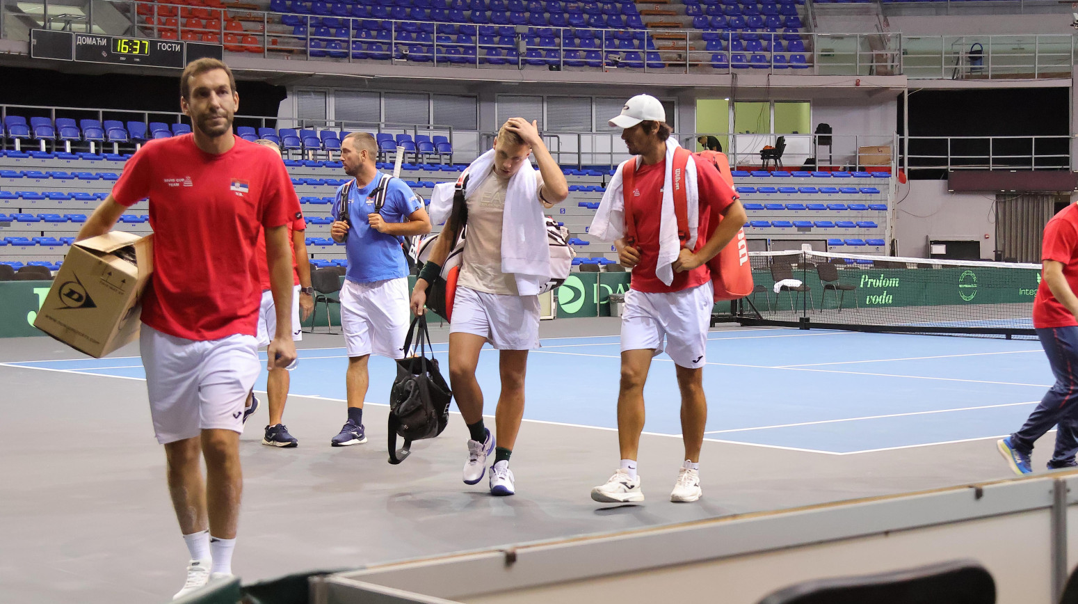 Teniseri Srbije se spremaju u "Čairu" FOTO