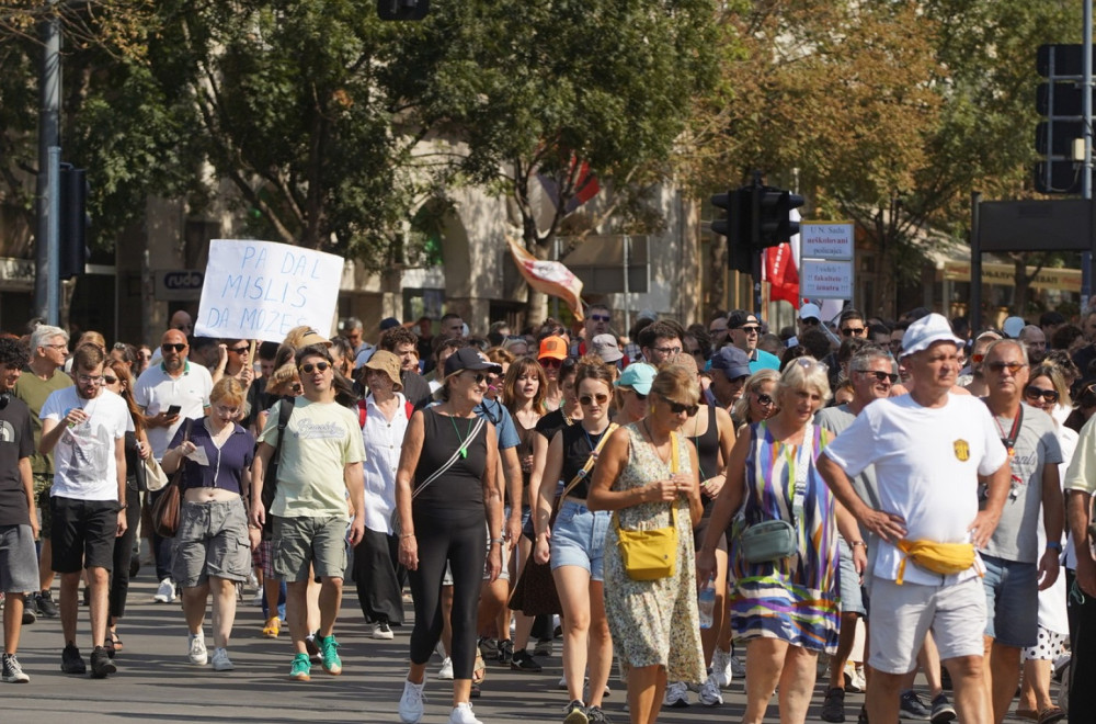 Sledbenici Dinka Gruhonjića poručuju: Nisu vam ovo srpske ulice VIDEO