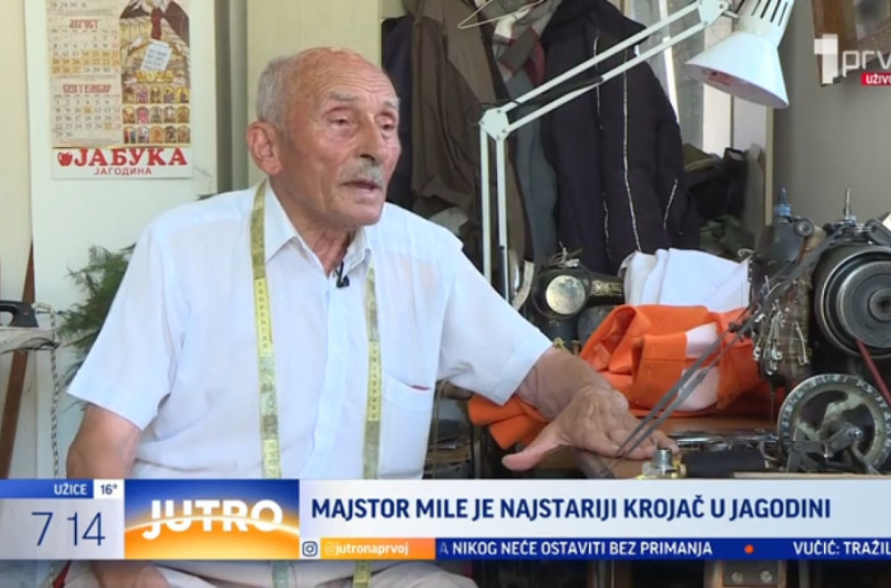 Ovo je jedan od najstarijih krojača u Srbiji VIDEO