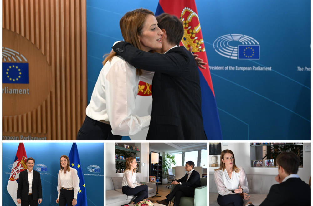 Ana Brnabić u Briselu; Srdačno je dočekala Roberta Mecola VIDEO