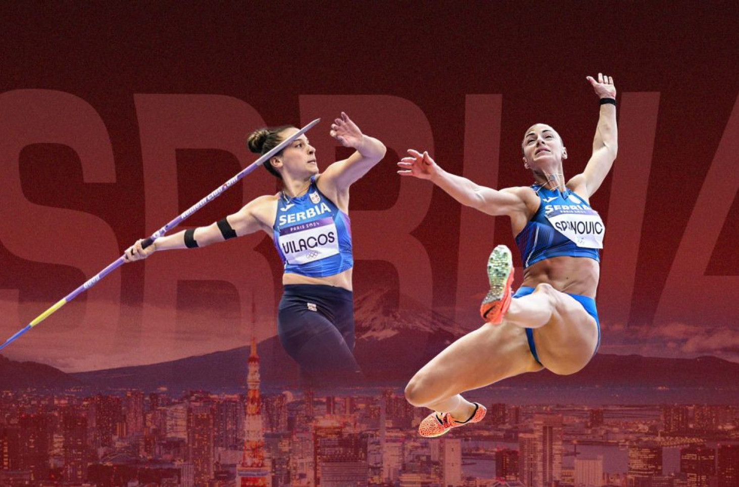 Ivana, Adriana, Angelina, Milica, Marija i Armin – Srbija na SP u Tokiju