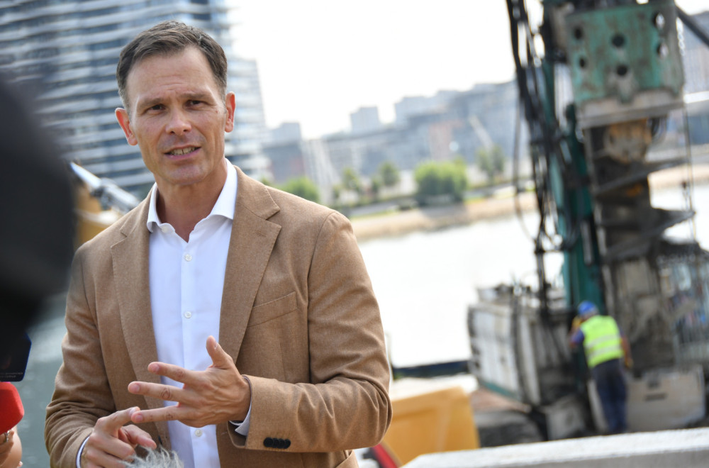 Mali obišao radove na izgradnji novog Savskog mosta: Za samo dve godine imaćemo novi simbol Beograda FOTO