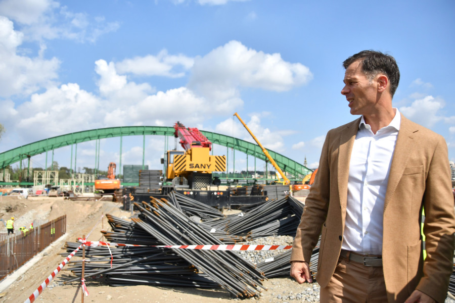 Mali obišao radove na izgradnji novog Savskog mosta: Za samo dve godine imaćemo novi simbol Beograda FOTO