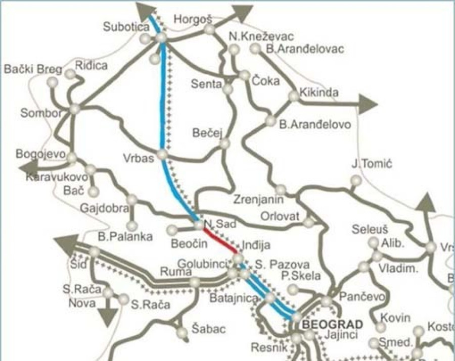 Odbrojava se sitno do otvaranja pruge Beograd–Subotica