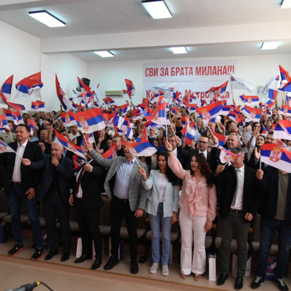 Miting Srpske liste u Severnoj Mitrovici: Glas za Srpsku listu, glas za oslobođenje Mitrovice FOTO