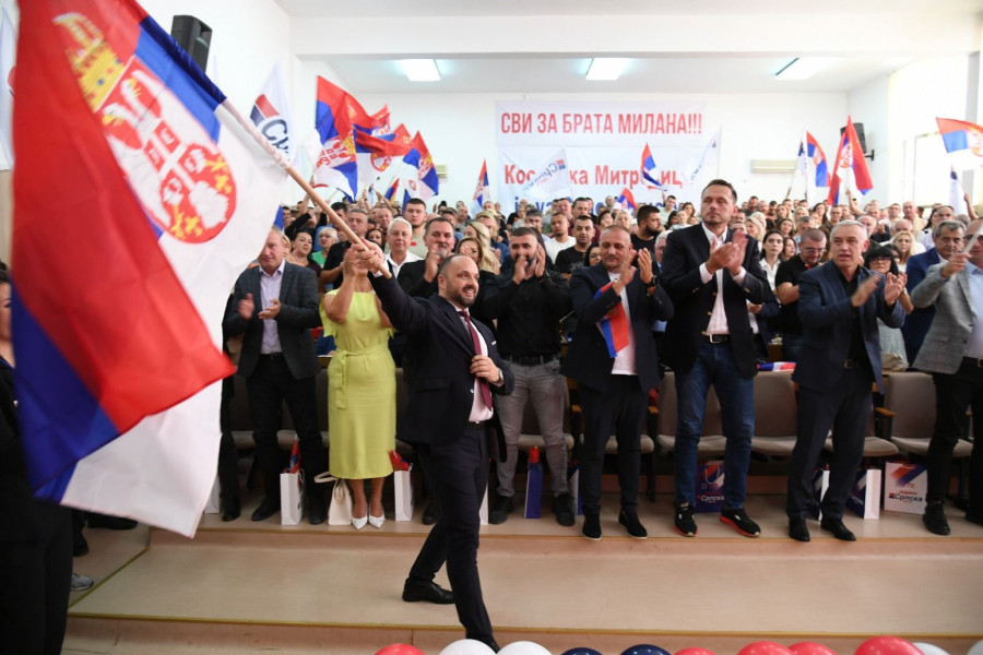 Miting Srpske liste u Severnoj Mitrovici: Glas za Srpsku listu, glas za oslobođenje Mitrovice FOTO