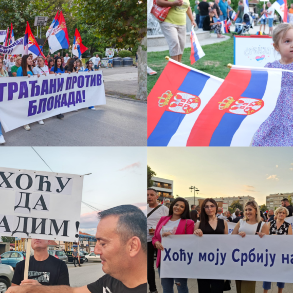 MUP: Na skupovima građana protiv blokada okupilo se više od 144.000 građana FOTO/VIDEO