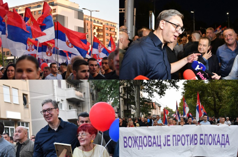 Na Voždovcu više od 20.000 ljudi; Vučić: Zar niste ponosni na ove ljude, ovolika kolona bez ijednog incidenta
