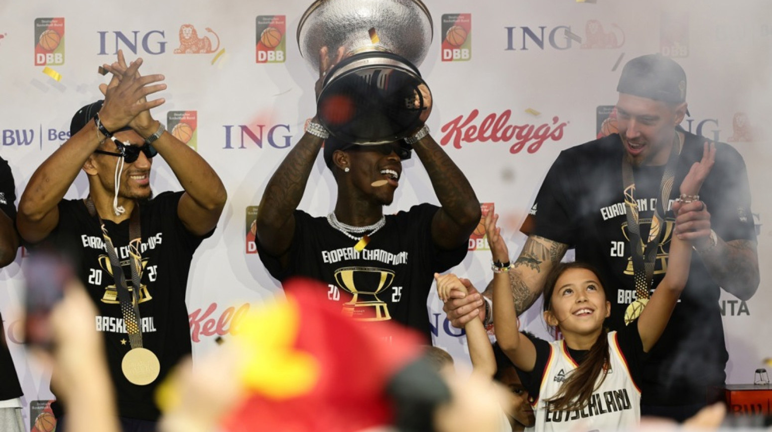 Nemci dočekali evropske prvake FOTO