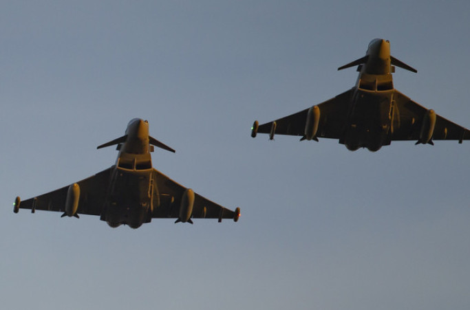 Poleteli borbeni NATO "tajfuni"