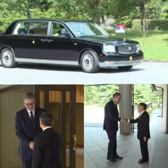 Emperor Naruhito personally welcomed Vučić; The President of Serbia was given a special honor in Tokyo VIDEO