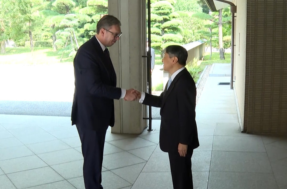 Vučić iz Japana: Susret sa carem Naruhitom je posebna čast i važna slika za Srbiju