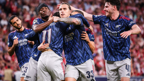 Artetini "džokeri" spakovali tri boda za London – šampion Belgije pokazao zube na startu Lige šampiona