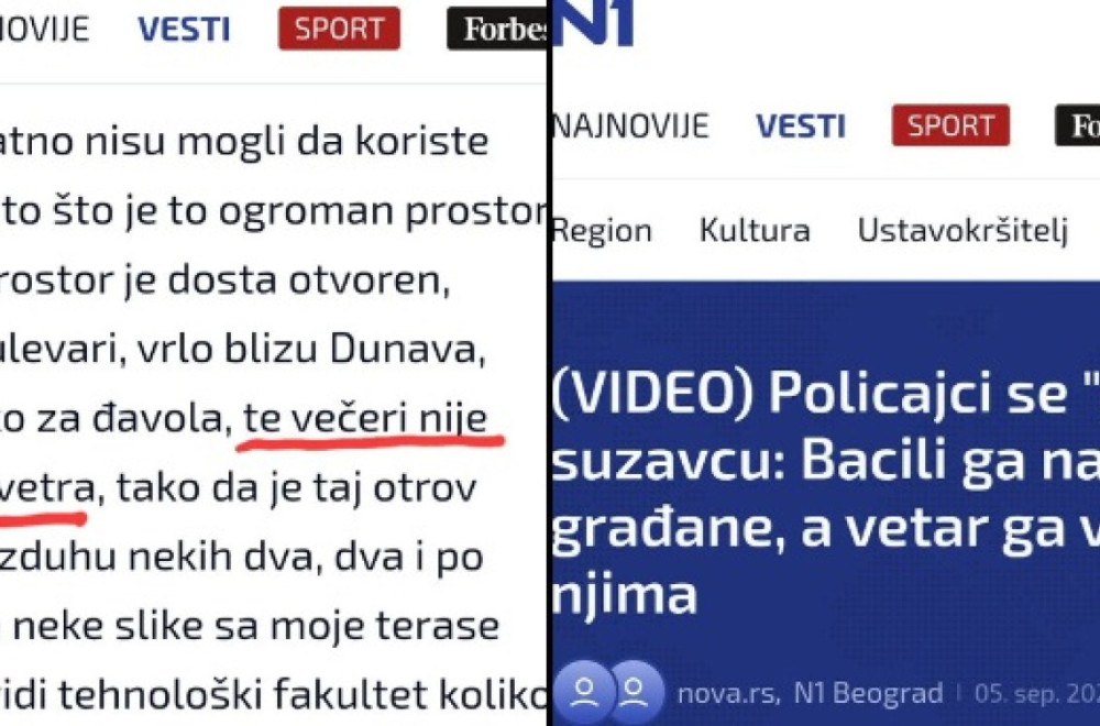 Jovanov raskrinkao N1: Od vetra do ni daška vetra; "Smeće" FOTO