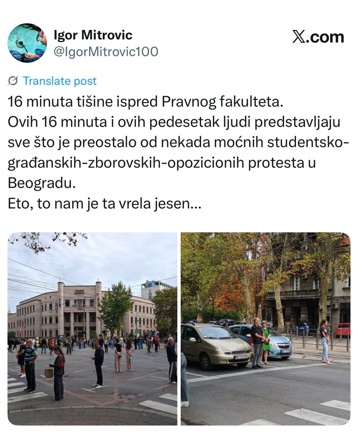 Blokade su pukle – priznao jedan od najvećih blokadera; Eto, to nam je ta vrela jesen... FOTO