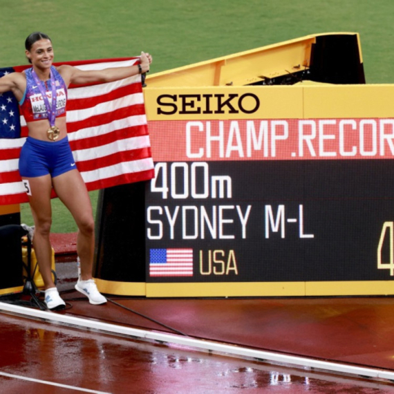 Amerikanka po kiši istrčala rekord Svetskog prvenstva