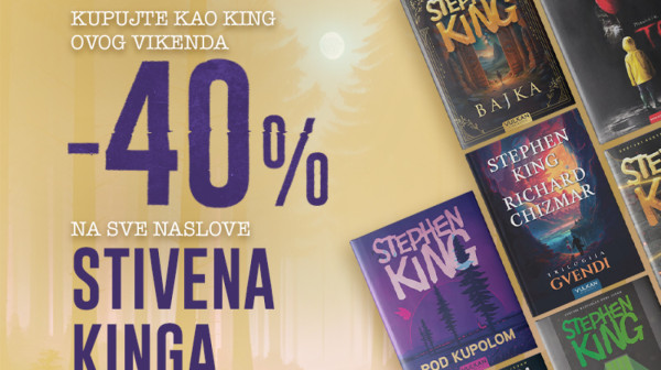Vikend-popust 40 procenata na sva izdanja: Vulkan slavi 78. rođendan Stivena Kinga