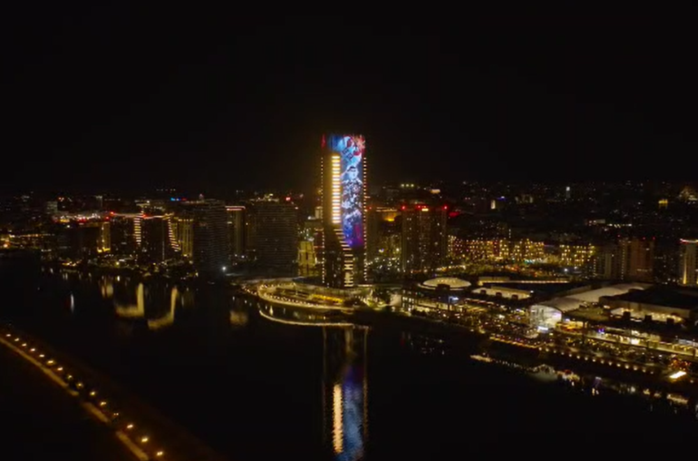 Zasijala Kula Beograd: Veličanstvena svetlosna projekcija u susret vojnoj paradi "Snaga jedinstva 2025" VIDEO