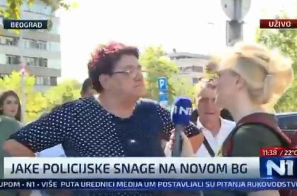 Novinarka N1 dobila jasan odgovor od građanke; Moraće Vučić da ih brani od gnevnog naroda VIDEO