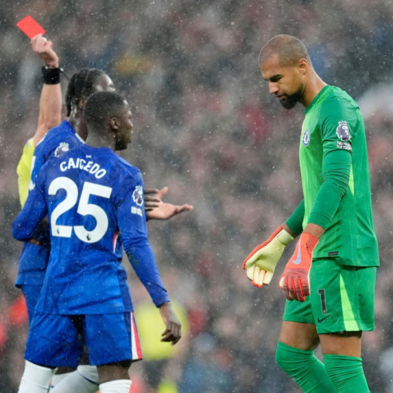 Katastrofa Čelsijevog golmana – najranije isključenje u istoriji FOTO