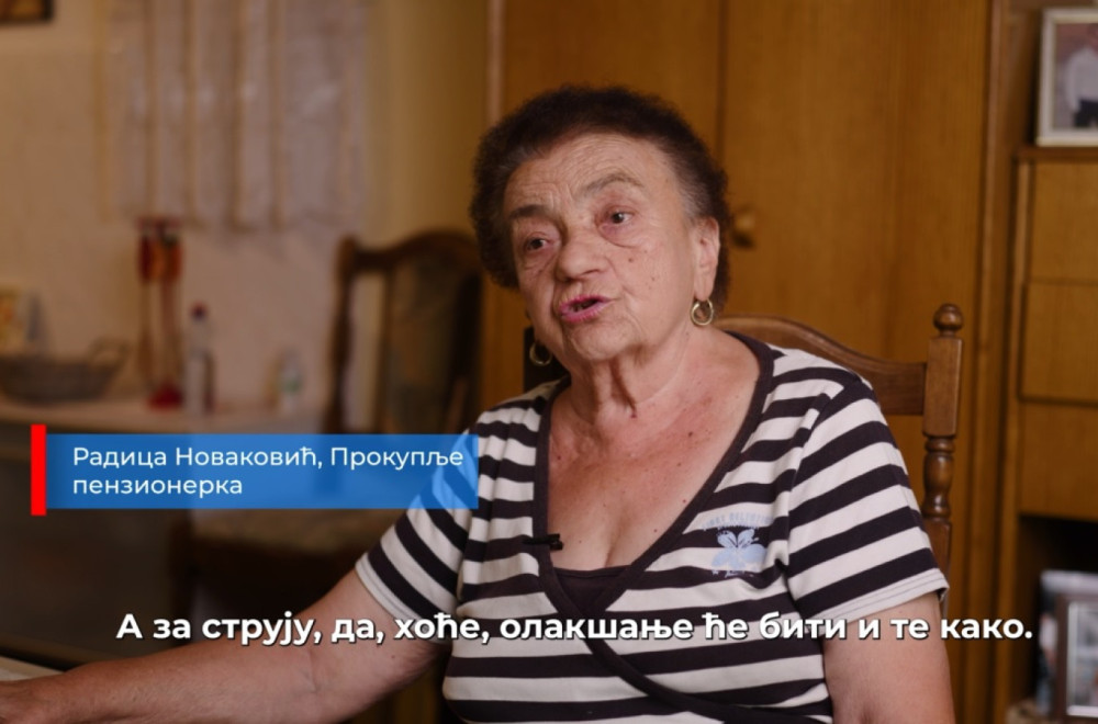 Penzionerka iz Prokuplja: Smanjiće cenu struje, taj novac nećemo da bacamo; Olakšanje će biti i te kako VIDEO