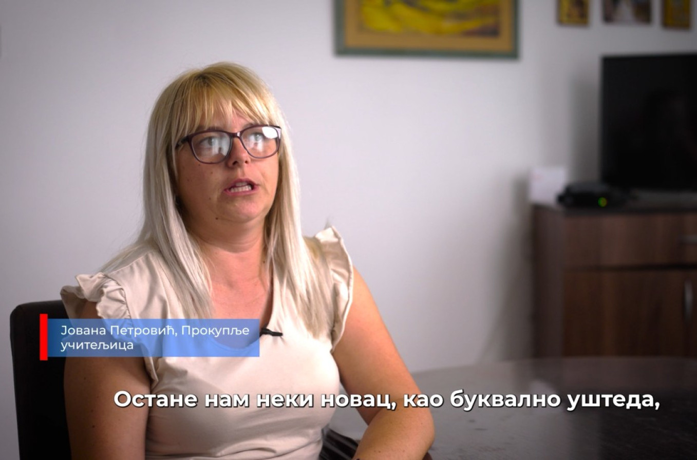 Učiteljica iz Prokuplja: Ako je račun bio 10.000, sada je 8.000 dinara; Te mere su izuzetne VIDEO