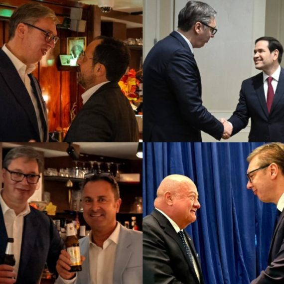 Vučić u Njujorku imao važan razgovor sa Rubiom; U 18 sati se obraća na Generalnoj skupštini UN FOTO
