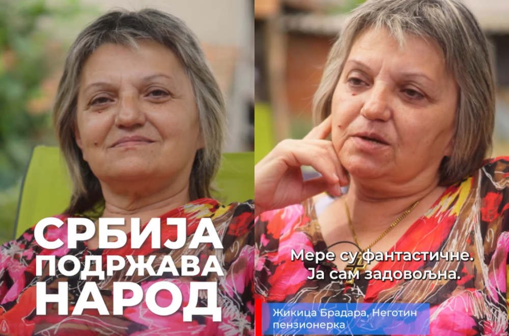 Penzionerka iz Negotina: "Država razmišlja o svima"; Vučić poručio: "Uvek uz svoj narod!" VIDEO