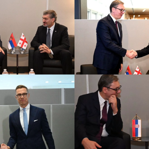 Niz važnih sastanaka u Njujorku; Vučić sa Kavelašvilijem, Stubom, Berseom FOTO