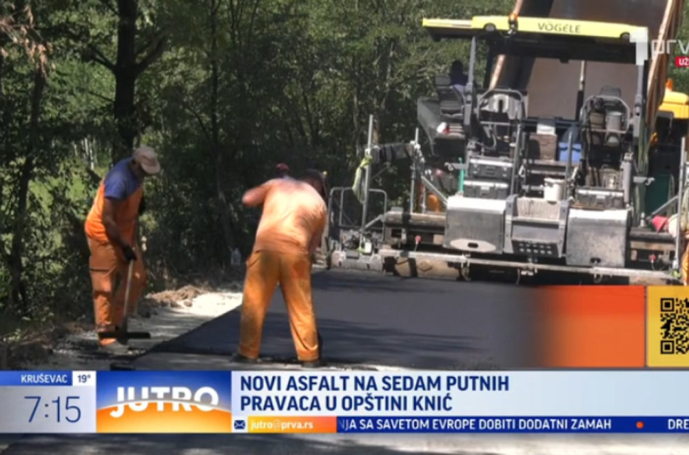 Radovi u punom jeku: Asfaltirano sedam putnih pravaca u ovoj opštini VIDEO