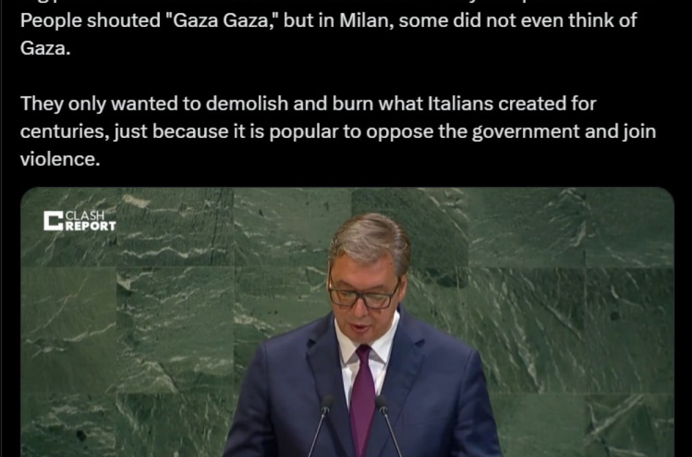 Svetski medij objavio deo Vučićevog govora; Pogledalo ga je preko 600.000 ljudi VIDEO