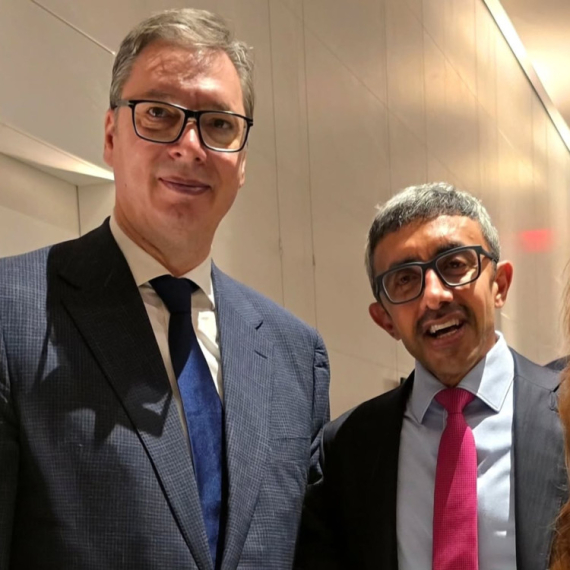 Vučić sa šeikom Abdulom bin Zajedom al Nahjanom u Njujorku: Saradnja zasnovana na poverenju i poštovanju FOTO