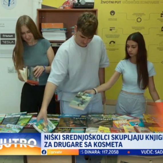 Srednjoškolci iz Niša organizovali akciju prikupljanja knjiga VIDEO