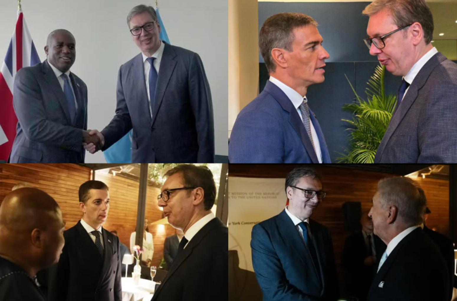 Vučić with numerous world leaders; Important meetings and receptions; "Serbia is respected and recognizable"