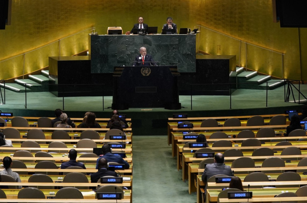 Skandal u Generalnoj skupštini: Stotine diplomata okrenule leđa Netanjahuu FOTO/VIDEO