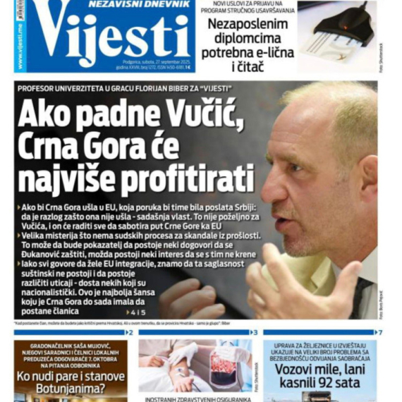 Šolakove Vijesti poručile: Ako padne Vučić, nama Milogorcima to najviše odgovara FOTO