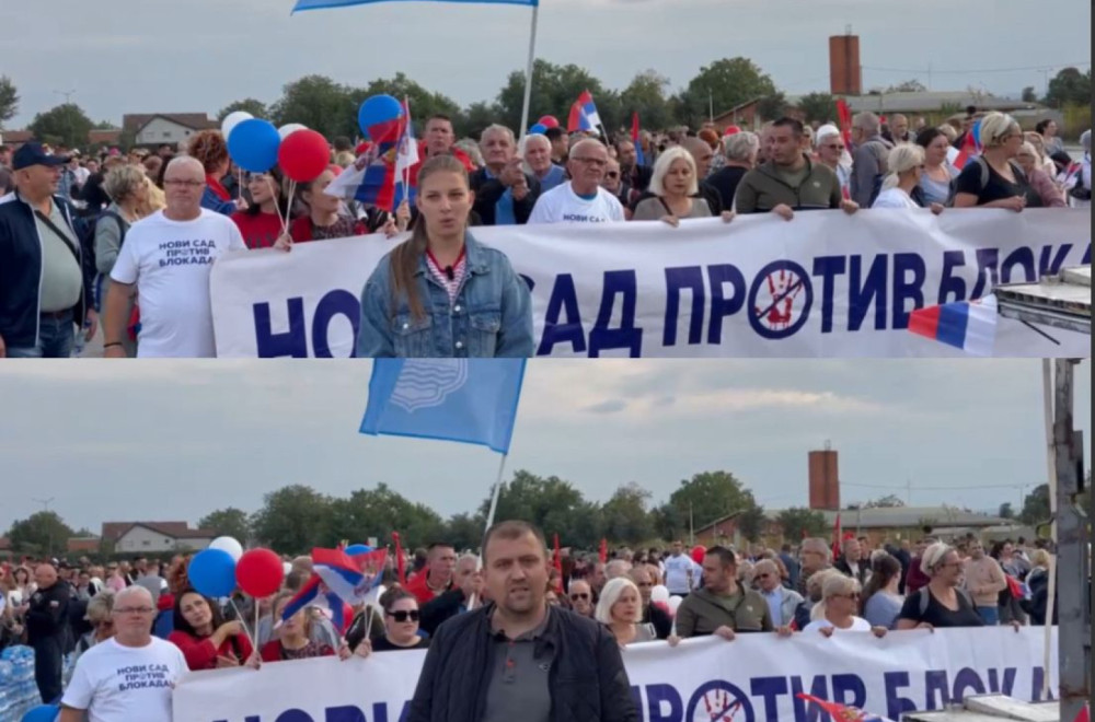 Novi Sad je ustao: "Blokade su udar na privredu"; "Za mir i normalan život" FOTO/VIDEO