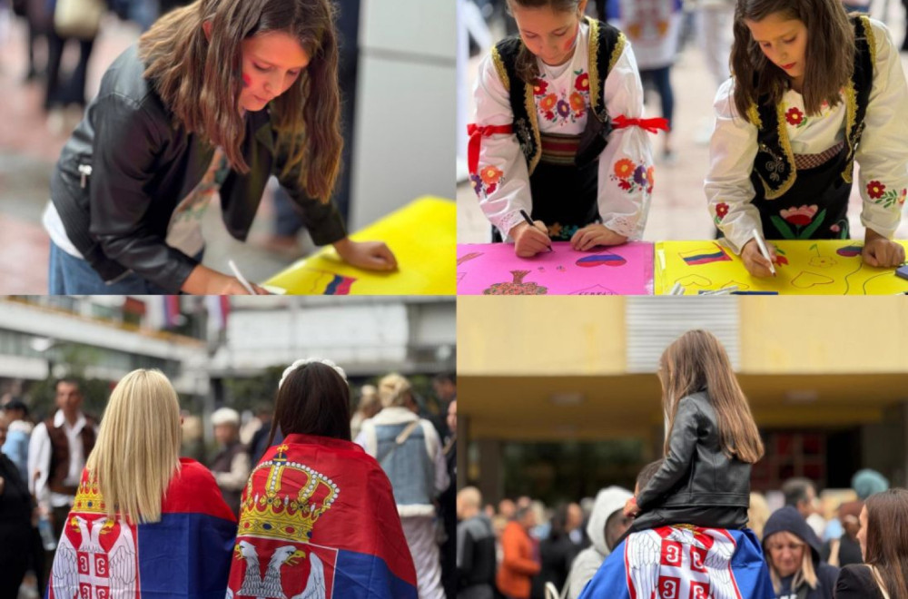 Snažna poruka sa skupa protiv blokada: "Želim da stanemo na put mržnji i podelama u našem društvu" VIDEO