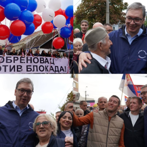 Vučić u Obrenovcu: Kad god je teško državi, RTS je bio protiv države; Zloupotreba dece nedopustiva FOTO/VIDEO