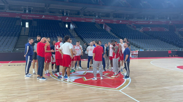 B92.sport na treningu Zvezde – dosta problema pred duel sa Armanijem FOTO/VIDEO