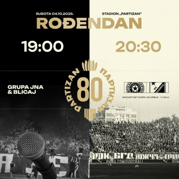 "Bez skupih koktela" – Partizanova rođendanska žurka u Humskoj