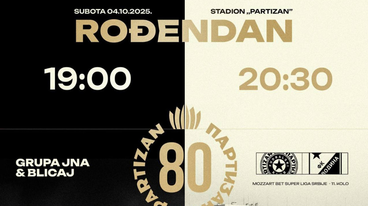 "Bez skupih koktela" – Partizanova rođendanska žurka u Humskoj