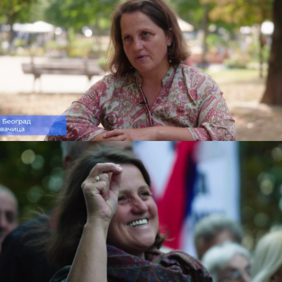 Srbija podržava narod, narod podržava Srbiju; Anita iz Beograda: "Moramo da se ujedinimo!" VIDEO