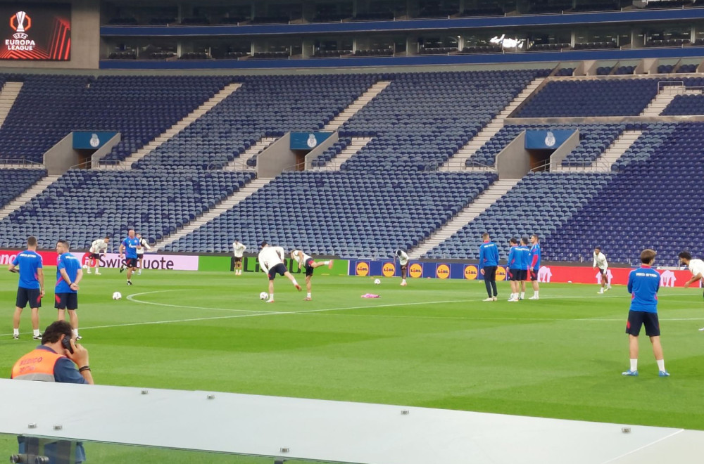 B92.sport na treningu Zvezde: Veliki stadion za velika dela FOTO