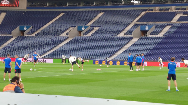 B92.sport na treningu Zvezde: Veliki stadion za velika dela FOTO