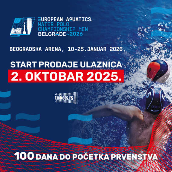 Počinje prodaja ulaznica za vaterpolo EP u Beogradu